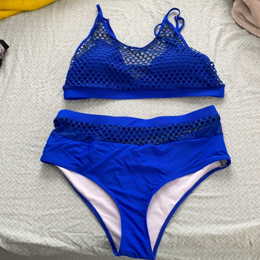 SHEIN Fishnet bikini- Size XXL